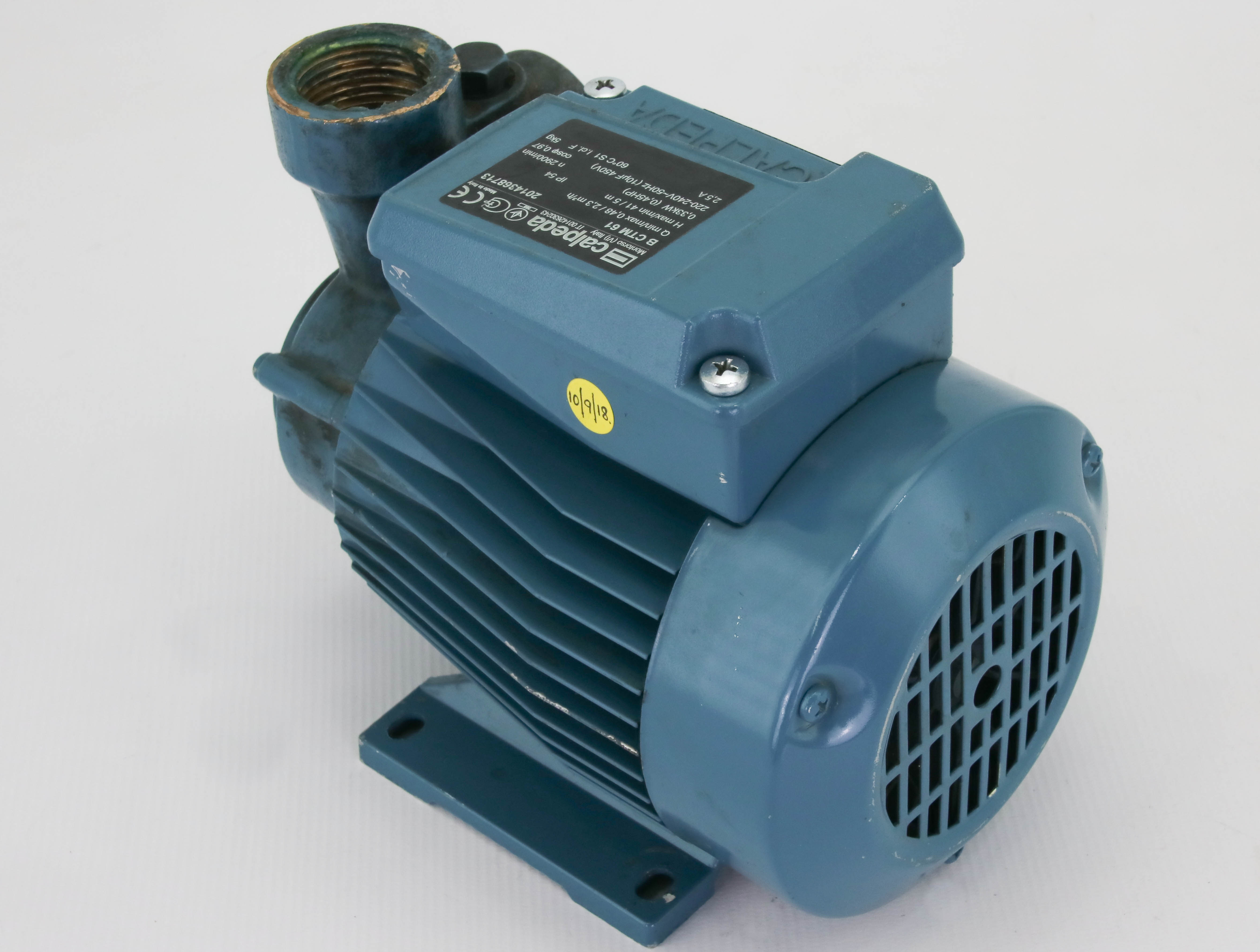 11878 CALPEDA SINGLE PHASE PERIPHERAL PUMP B CTM 61 - J316Gallery